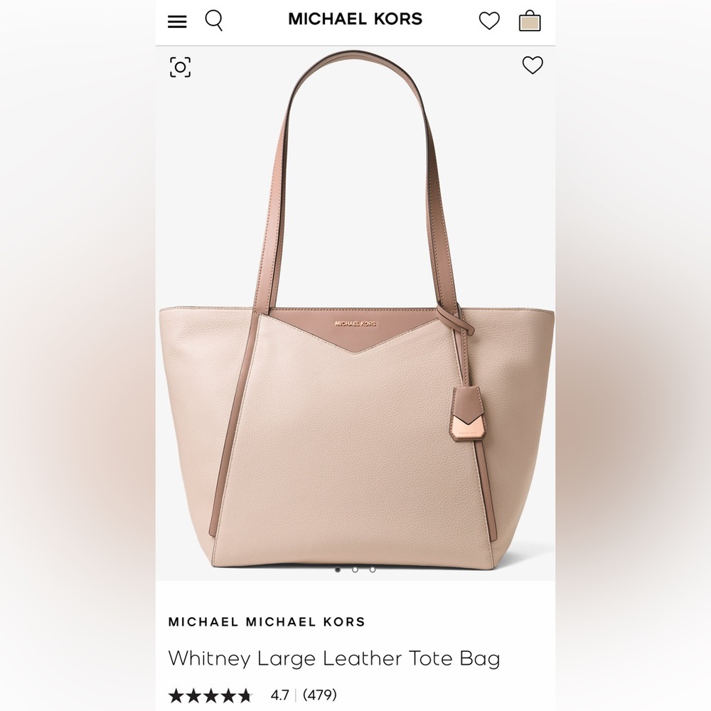 Michael Kors Whitney Large Leather Tote